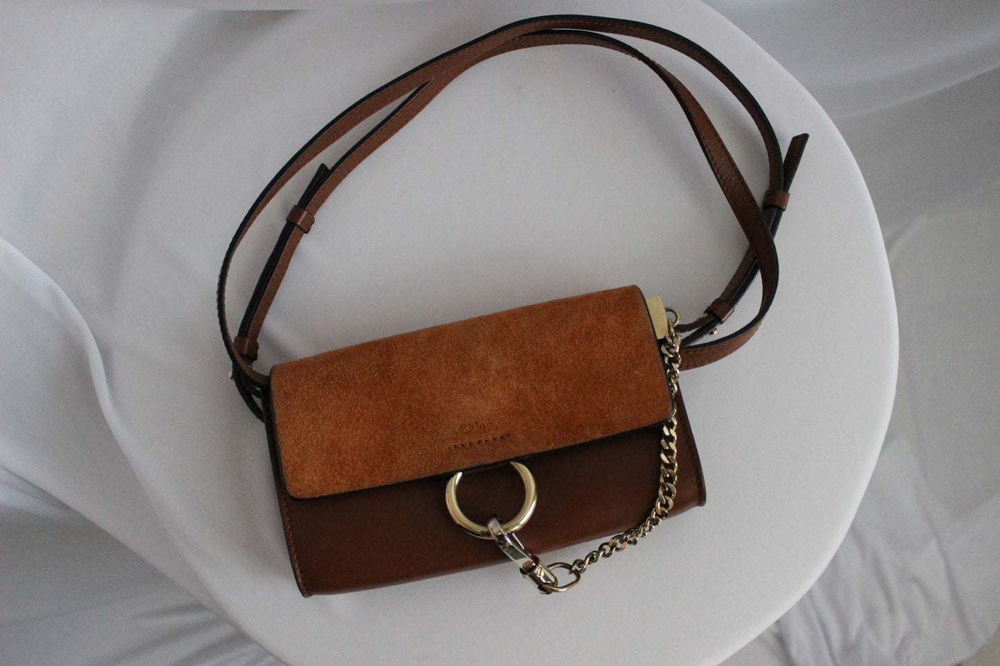 Chloe Leather Faye Crossbody Bag