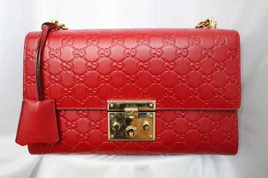 Gucci Hibiscus Padlock Bag