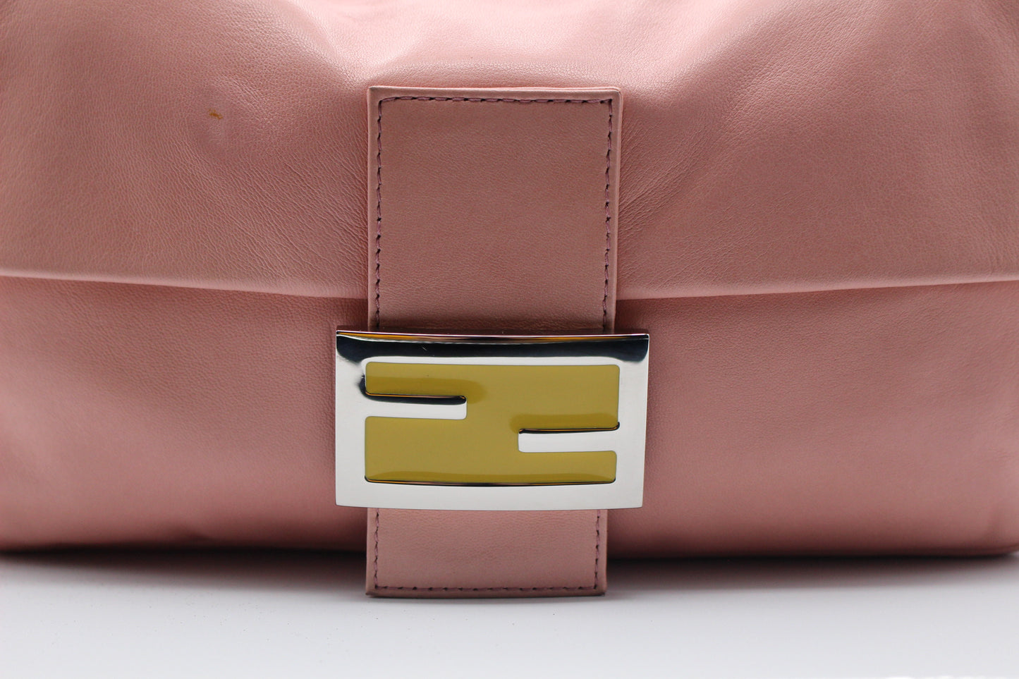 Fendi Calfskin Baguette - Pink