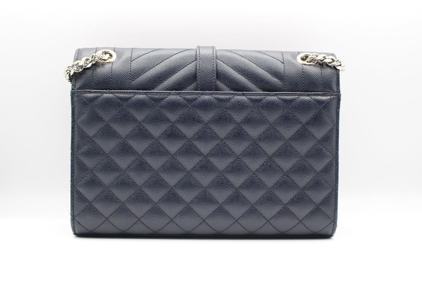 Saint Laurent Classic Monogram Envelope Satchel Mixed Matelasse