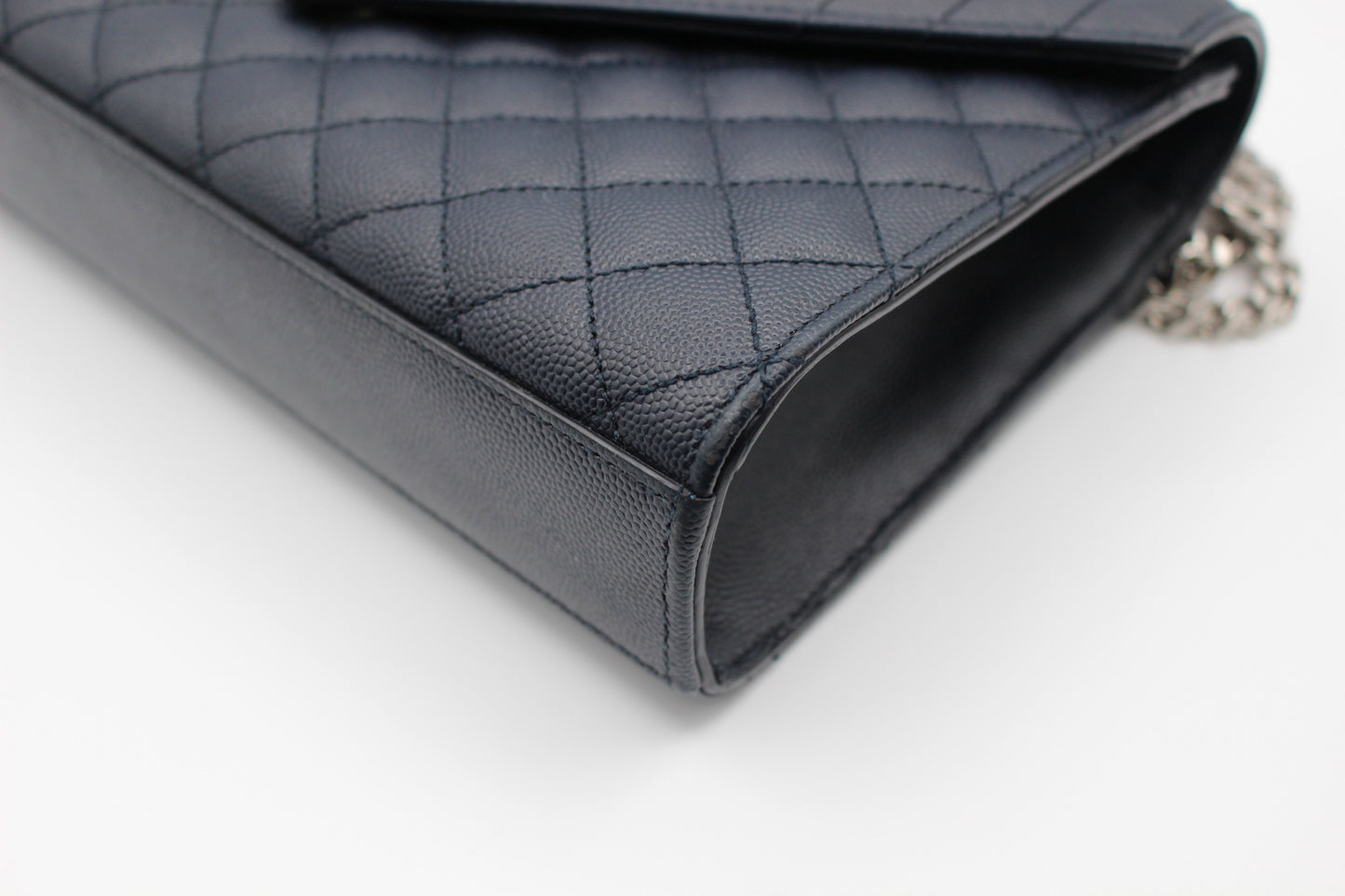 Saint Laurent Classic Monogram Envelope Satchel Mixed Matelasse