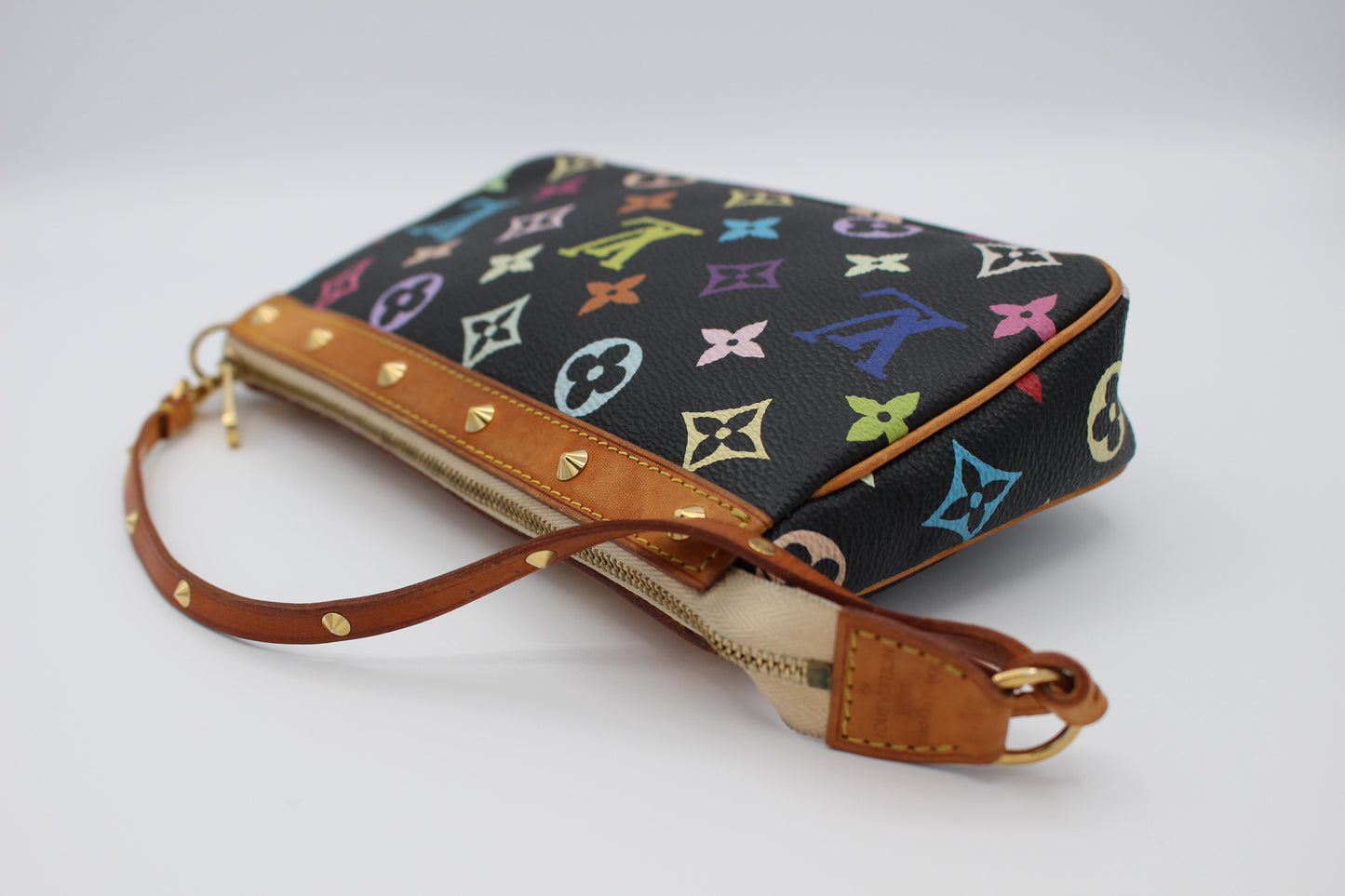 Louis Vuitton x Takashi Murakami Pochette - Black