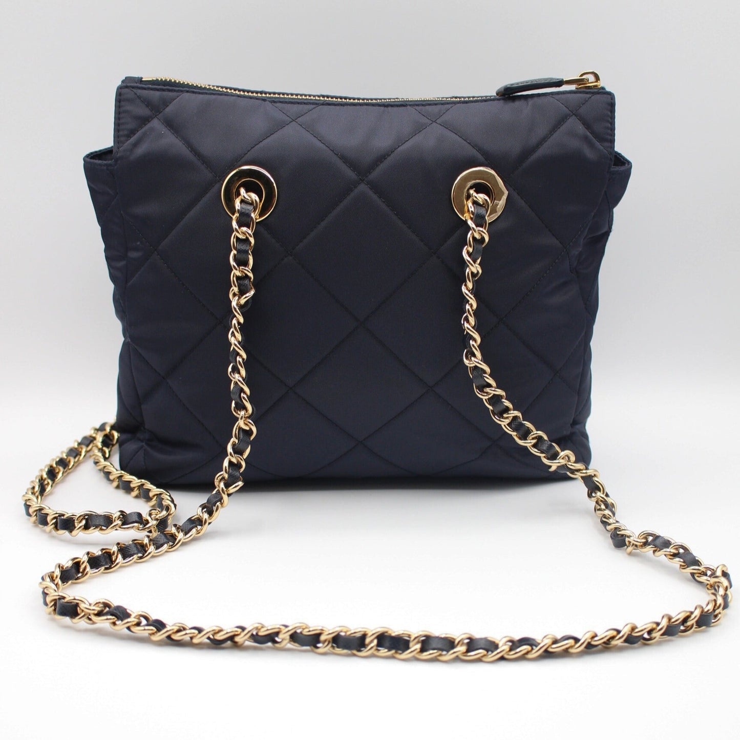 Prada Enameled Metal Triangle Re-Edition 1995