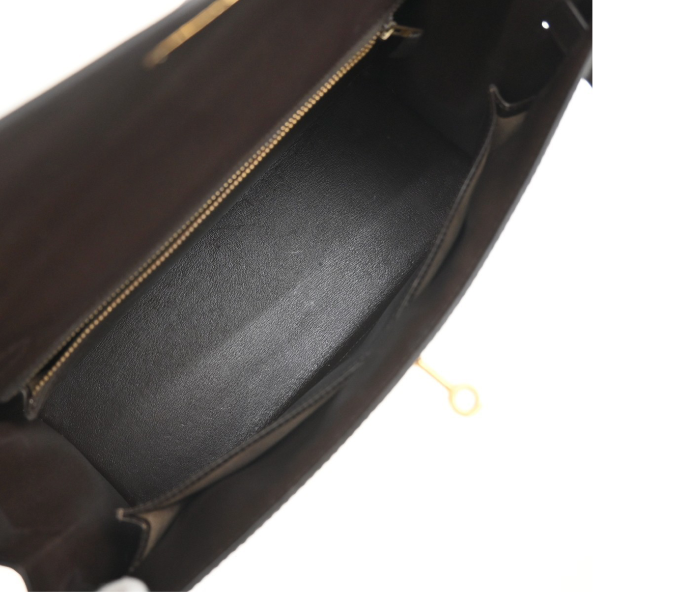 HERMÈS Kelly Sellier 32 1991 Box Calf Leather