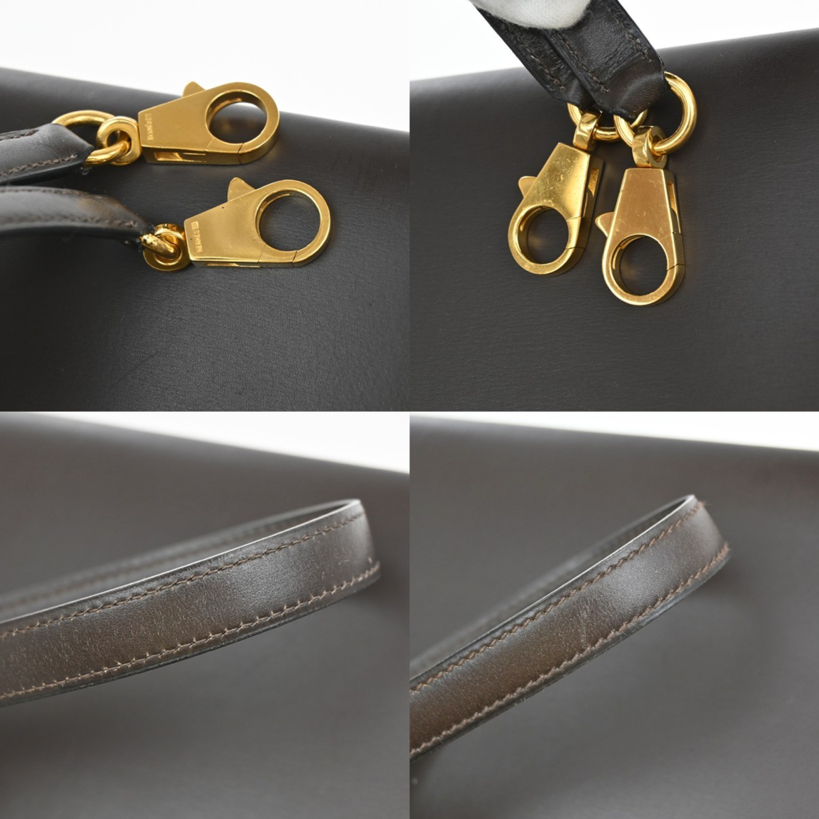 HERMÈS Kelly Sellier 32 1991 Box Calf Leather