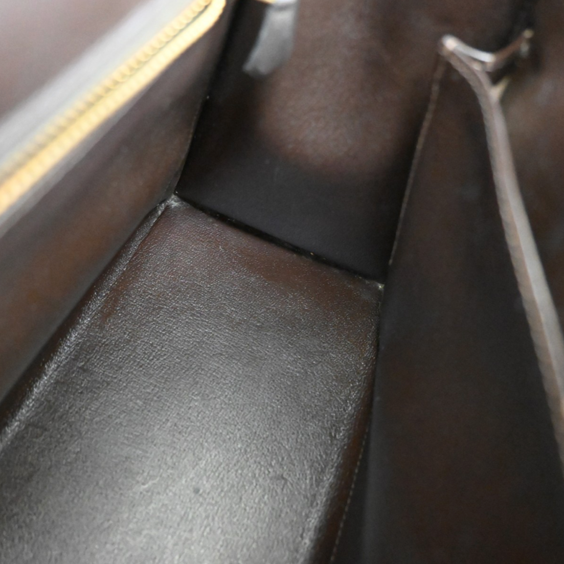 HERMÈS Kelly Sellier 32 1991 Box Calf Leather