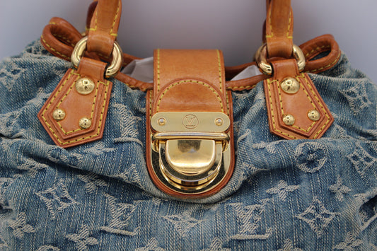 Louis Vuitton Monogram Denim Pleaty - Light Blue