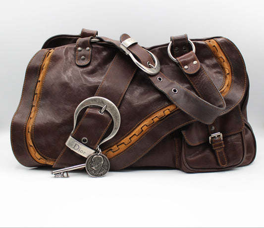 Christian Dior Leather Gaucho Saddle