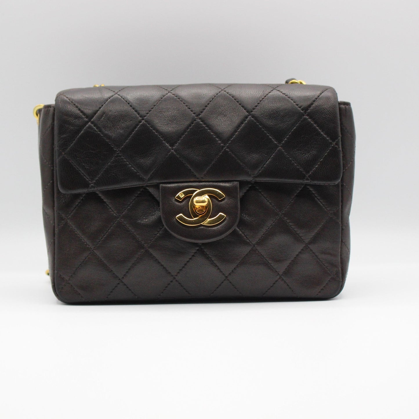 Chanel Square Vintage Classic Single Flap Bag