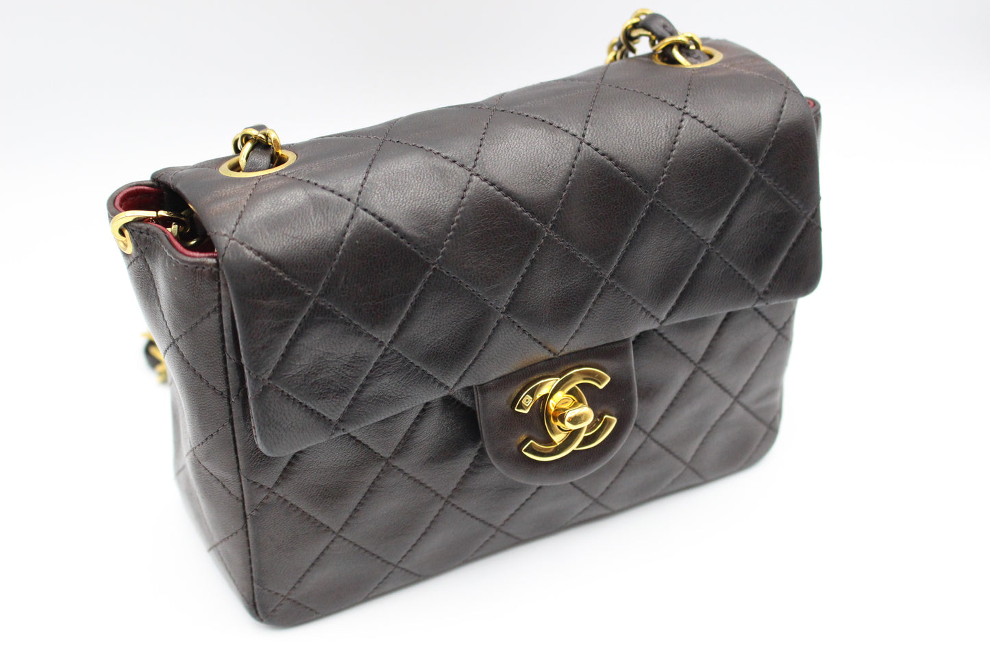 Chanel Square Vintage Classic Single Flap Bag