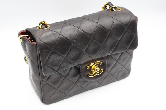 Chanel Square Vintage Classic Single Flap Bag