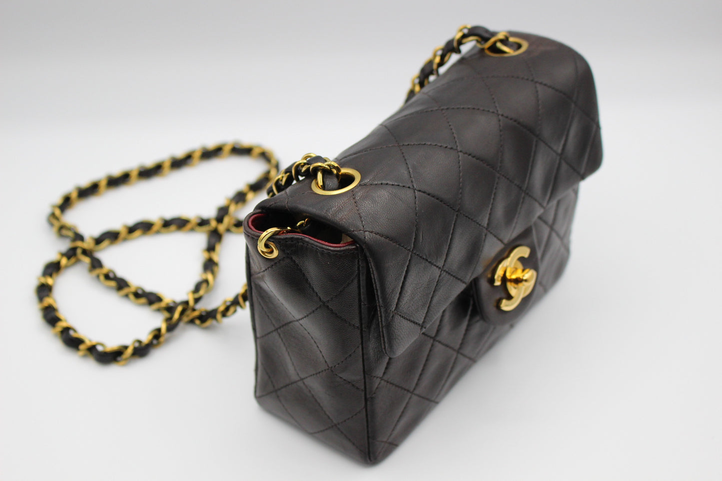 Chanel Square Vintage Classic Single Flap Bag