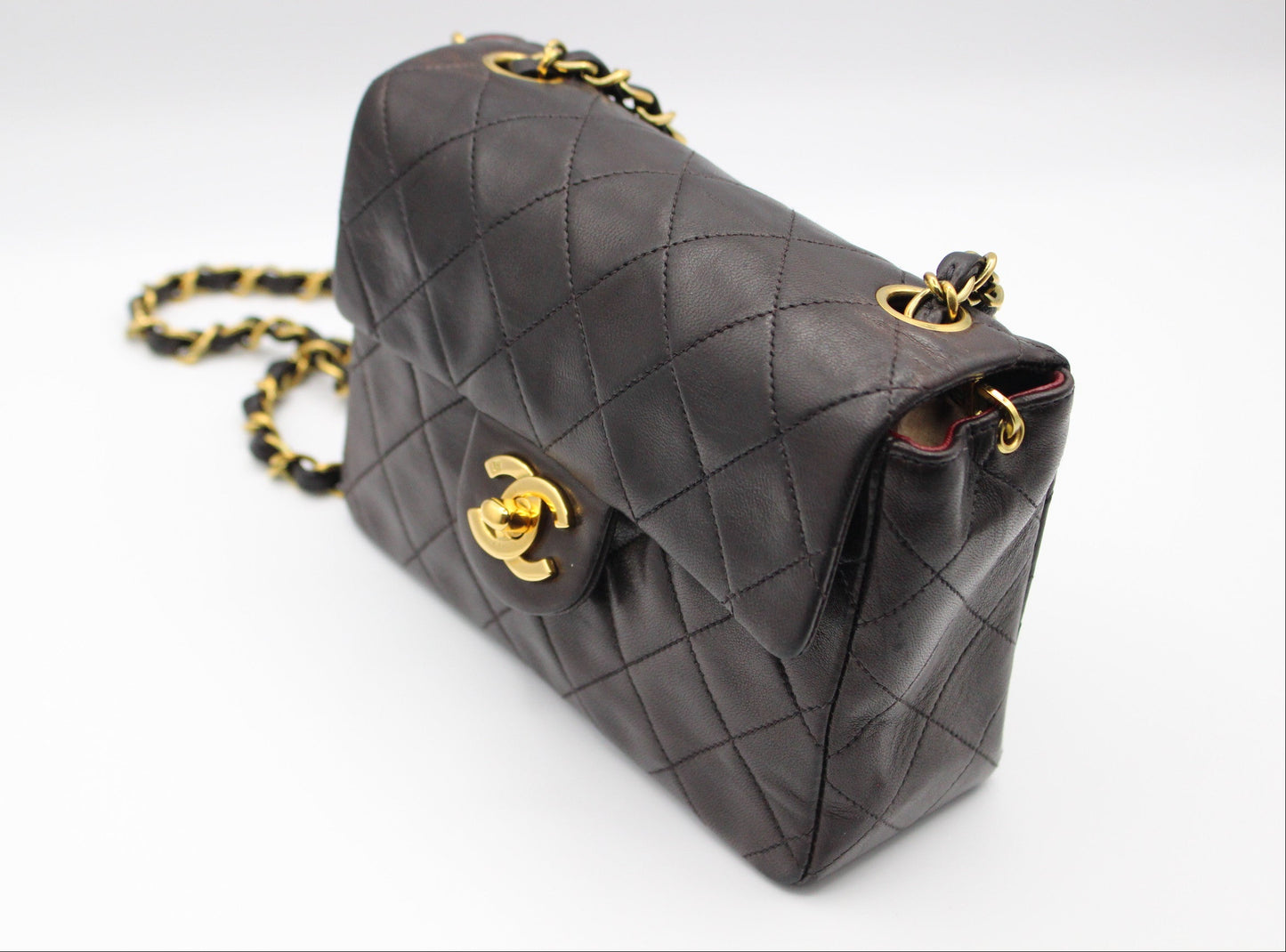 Chanel Square Vintage Classic Single Flap Bag