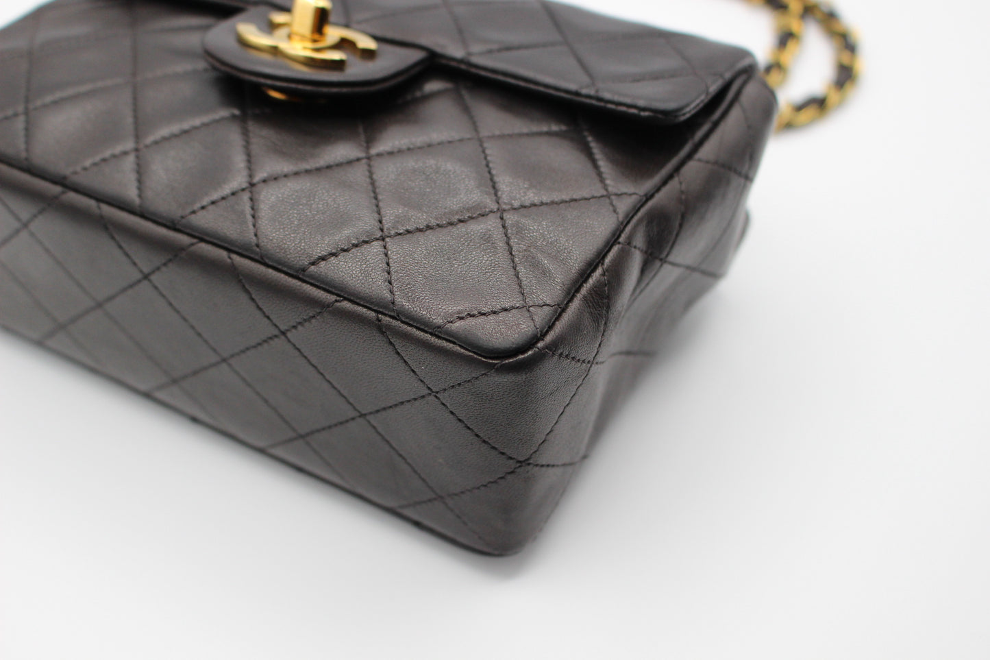 Chanel Square Vintage Classic Single Flap Bag