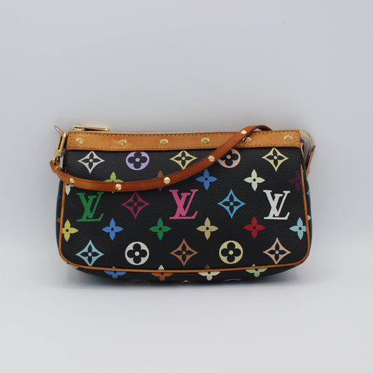 Louis Vuitton x Takashi Murakami Pochette - Black